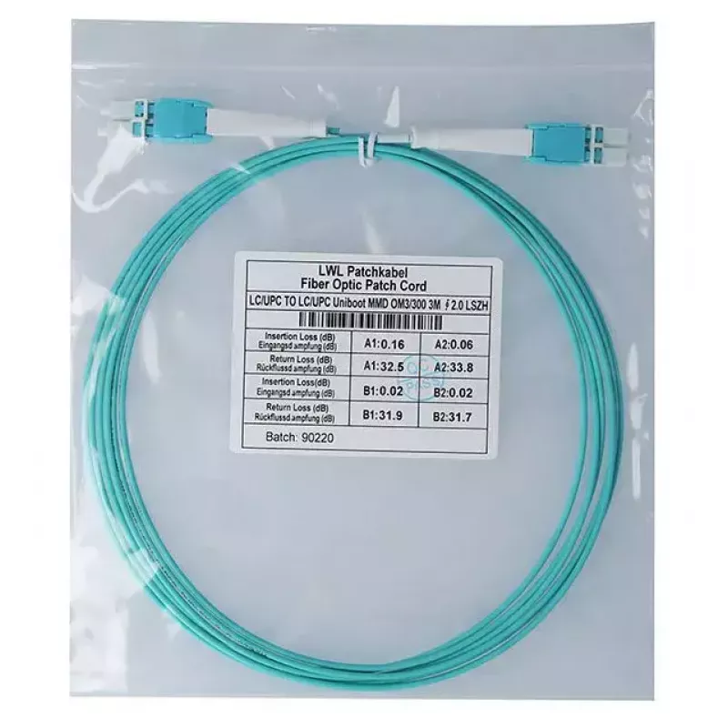 BlueOptics SFP8181EU1MK InfiniBand Glasfaserkabel 1 m LC Aqua OM3