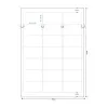 Selbstklebendes Etikett MediaRange MRINK148