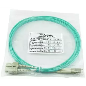 BlueOptics InfiniBand/Glasfaserkabel 10 m 2x LC 2x SC LC/APC
