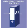 Selbstklebendes Etikett Avery L4761-25 Abgerundetes Rechteck