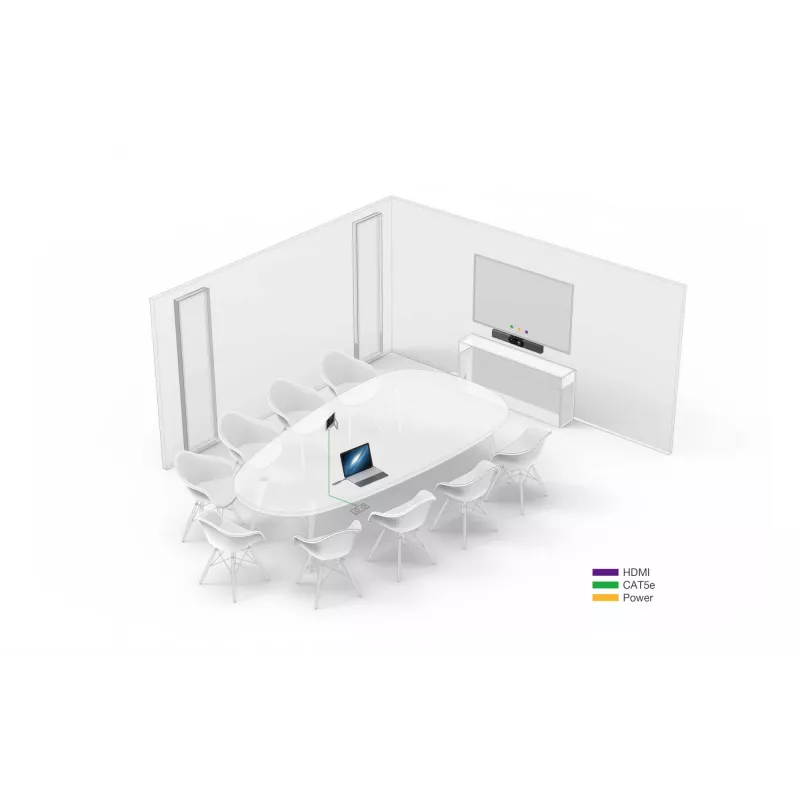 Video-Collaboration-Bar Yealink MeetingBar A30 120° Sichtfeld 3,5-fach optischer Zoom