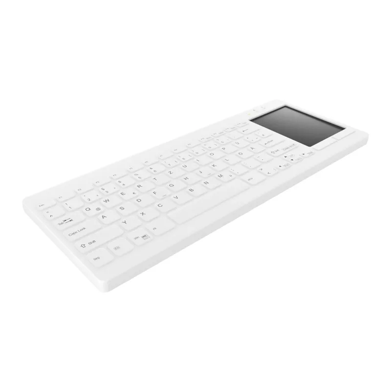 Contour Design Active Key Contour QuickClean Medical Tastatur IP68 Touchpad Mini Kabelgebunden Weiß DE C4412