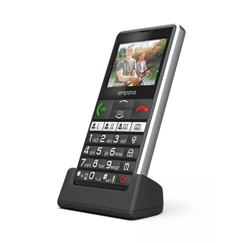 Emporia emporiaPURE-LTE 5.87 cm (2.31 Zoll) 107 g Schwarz Seniorenhandy