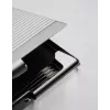 Visitenkartenetui Sigel VZ130 Chrom Schwarz