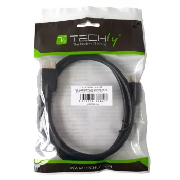 Techly ICOC HDMI2-4-020T HDMI-Kabel 2 m HDMI Typ A (Standard) Schwarz