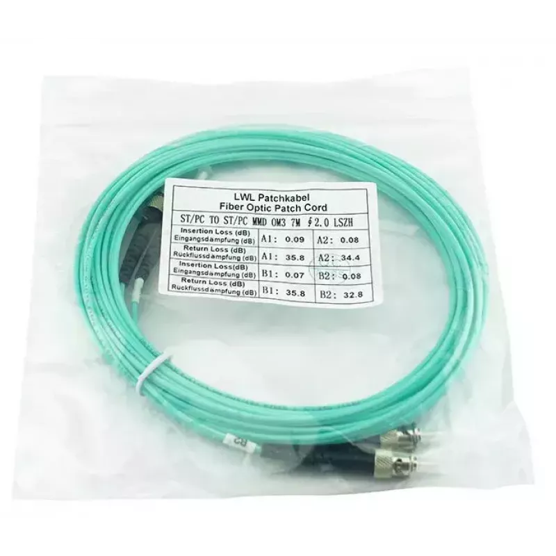 BlueOptics SFP3333EU10MK InfiniBand Glasfaserkabel 10 m ST Aqua