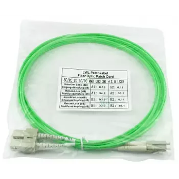Glasfaserkabel BlueOptics SFP3132GU3MK LC SC OM5 3 m Mint