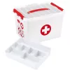 Aufbewahrungsbox Sunware Q-line Rechteckig Rot Weiß