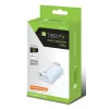 Techly IPW-PD140W-WH mobiles Ladegerät Powerbank, Smartphone, Tablet, Universal Weiß AC Schnellladen Innenbereich