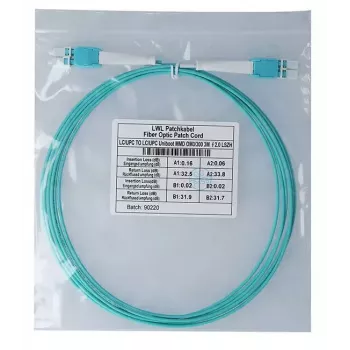 BlueOptics InfiniBand/Glasfaserkabel 3 m LC LC/APC Aqua