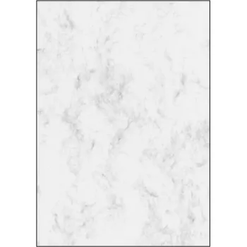 Marmorpapier Sigel DP371 100 Blatt Grau Weiß 90 g/m²