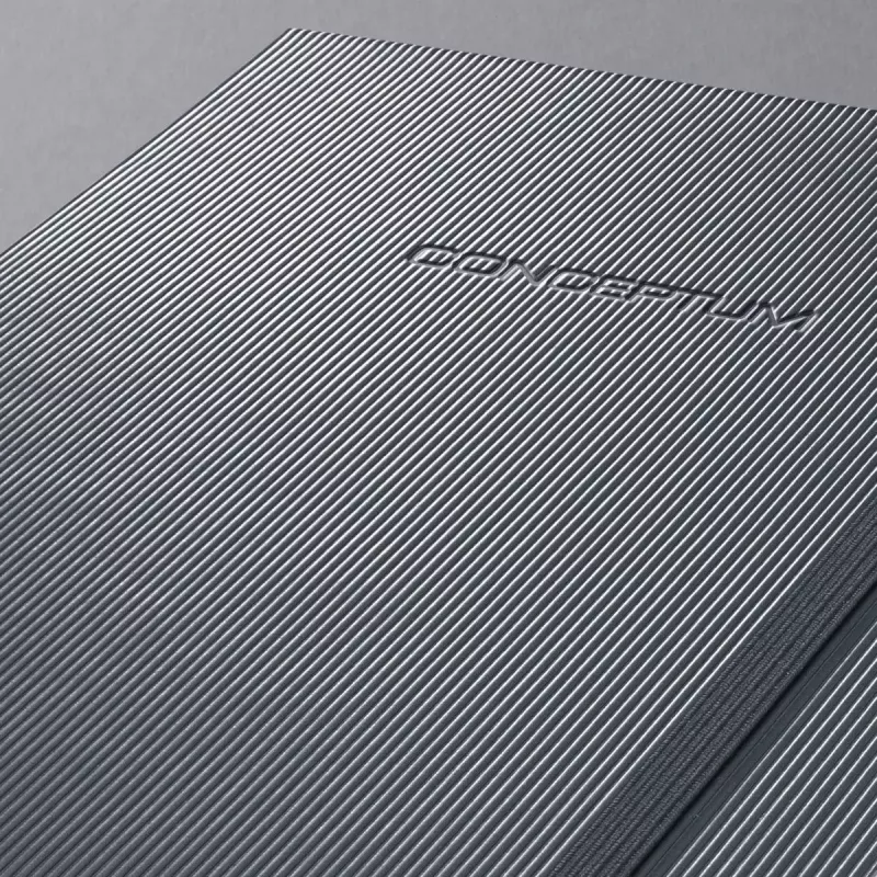 Notizbuch Sigel CONCEPTUM A5 194 Blatt Grau