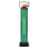 Multimedia-Stand Compulocks Universal Tablet Cling Brandable Bodenständer Schwarz