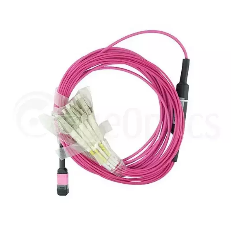 BlueOptics CBL-MPO12-4LC-OM4-10M InfiniBand Glasfaserkabel 10m MPO/UPC 4x LC Duplex/UPC