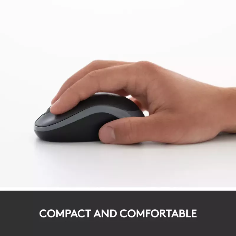 Maus Logitech M185 Swift Wireless Grau
