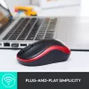 Maus Logitech M185 Swift Wireless Grau