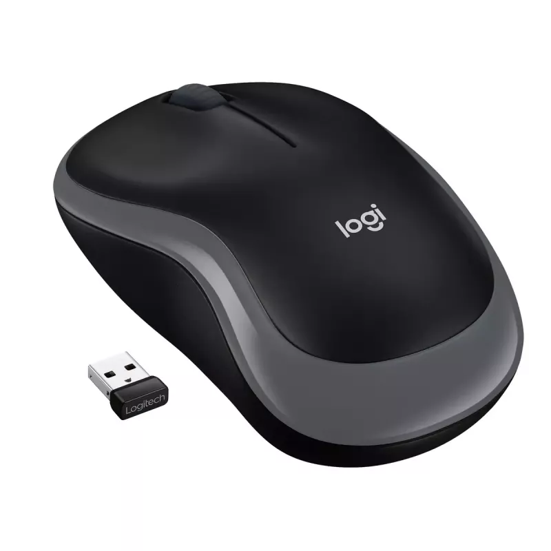 Maus Logitech M185 Swift Wireless Grau