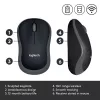 Maus Logitech M185 Swift Wireless Grau
