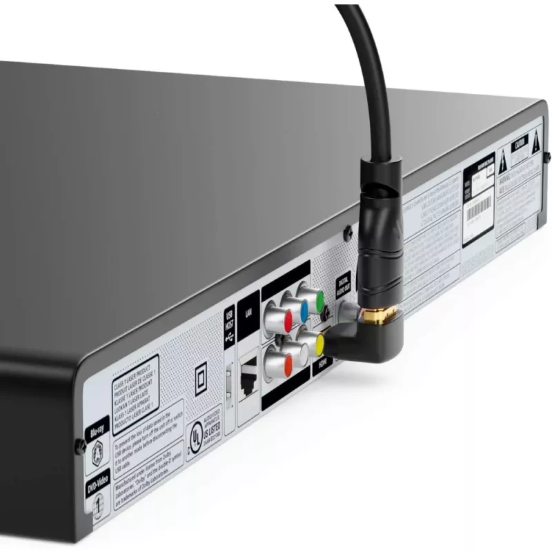 Techly HDMI Adapter M / F abgewinkelt L IADAP HDMI-L, HDMI, HDMI, Schwarz