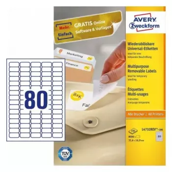 Selbstklebendes Druckeretikett Avery L4732REV-100