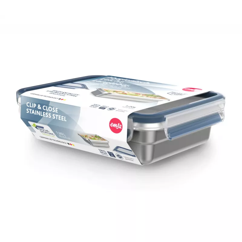 Box EMSA CLIP & CLOSE N11505 Edelstahl Rechteckig 170x230x60mm