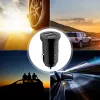 Techly Mini Auto-Ladegerät 2 USB-A-Anschlüsse 24W / 4,8A Schwarz