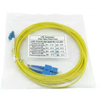 BlueOptics CAB-SMF-LC-SC-1 InfiniBand Glasfaserkabel 1 m LC/UPC SC/UPC