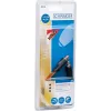 Ultraflaches Fensterdurchführungskabel SCHWAIGER KFF30 531 F-Stecker 0,173 m Schwarz Rot