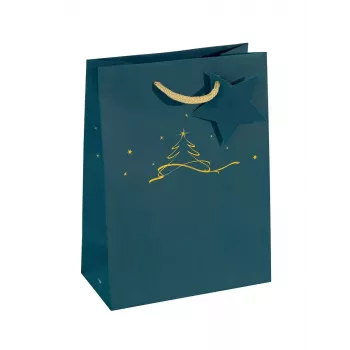 Geschenktüte Sigel GT035 Blau 170x90x230 mm