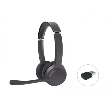 Conceptronic POLONA04BA Bluetooth Stereo-Headset mit USB-Audio-Adapter