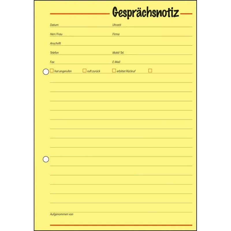 Geschäftsformular Sigel GE513 A5 Grün 50 Blatt