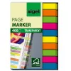 Lesezeichen Sigel HN617 Flexibel Blau Grün Orange Rosa Gelb 400 Stück