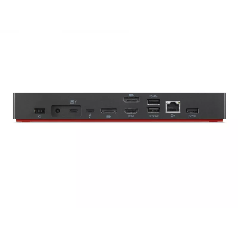 Lenovo ThinkPad Thunderbolt 4 WorkStation Kabelgebunden Schwarz, Rot