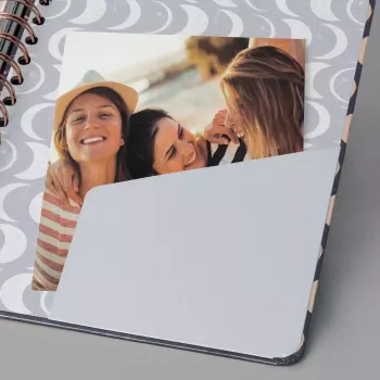 Schreibnotizbuch Sigel JN625 A5 240 Blatt Beige Schwarz