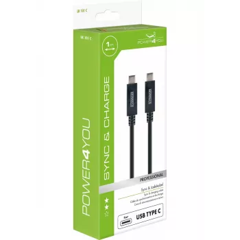 USB-Kabel Schwaiger LK 101 C USB 3.2 Gen 2 1 m schwarz