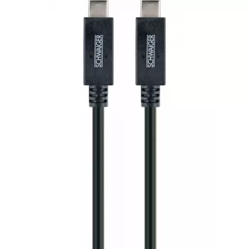 USB-Kabel Schwaiger LK 101 C USB 3.2 Gen 2 1 m schwarz