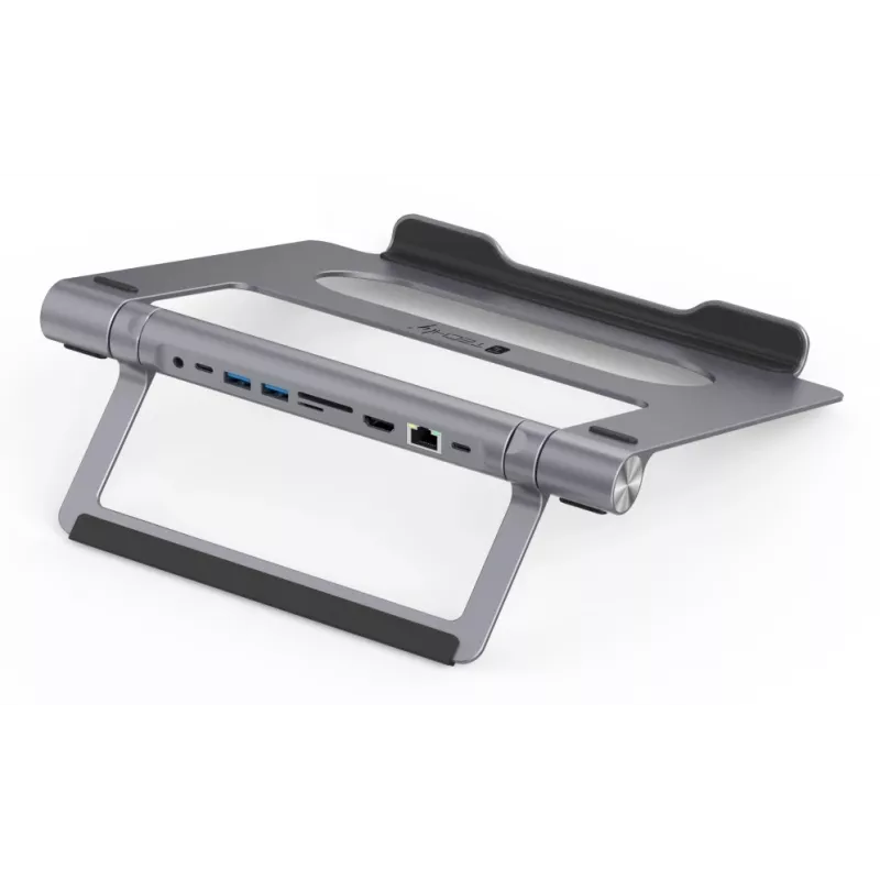 Techly ICA-NTB-DOCK91 Kabelgebunden USB 3.2 Gen 1 (3.1 Gen 1) Typ-C Silber