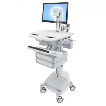 Multimedia-Wagen Ergotron StyleView Aluminium Grau Weiß