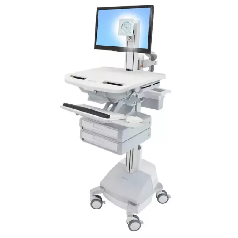 Multimedia-Wagen Ergotron StyleView Aluminium Grau Weiß