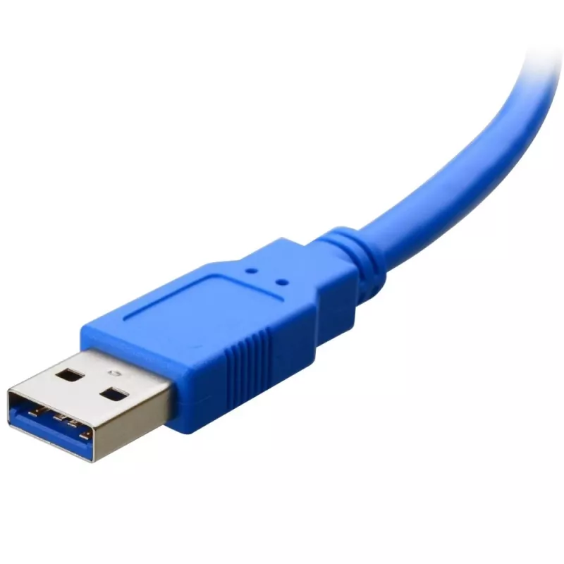 Techly USB 3.0 Superspeed Kabel A / Micro B 3m Blau ICOC MUSB3-A-030