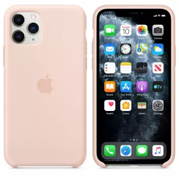 Cover Apple iPhone 11 Pro Silicone Case Pink Sand