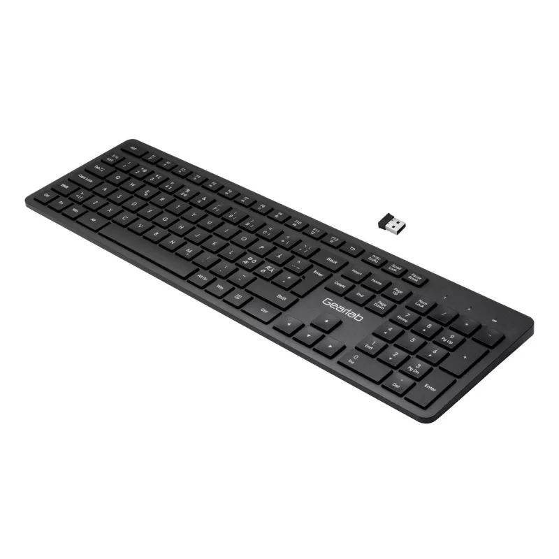 eSTUFF GLB212102 Tastatur Büro USB QWERTY Nordisch Schwarz