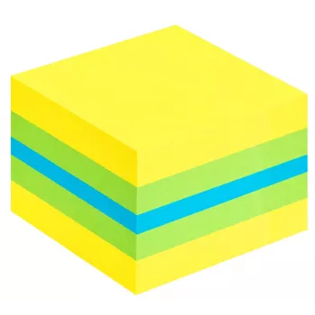 3M Post-it 2051L Notizzettel Quadratisch Blau, Grün, Türkis, Gelb 400 Blatt Selbstklebend