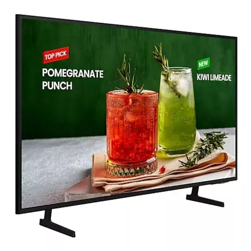 Samsung BE85D-H Digital Signage Flachbildschirm 2,16 m (85 Zoll) LED Wi-Fi 4K Ultra HD Schwarz Tizen 16/7