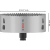 Bosch PRO Multi Material PC Plus, 44/127 mm, Single, Bohrer, Trockenbauwand, Metall, Nichteisenmetall, Kunststoff, Weichholz, Schwarz, Grau, Kobaltstahl, Kobaltlegierung Schnellarbeitsstahl (HSS-Co)