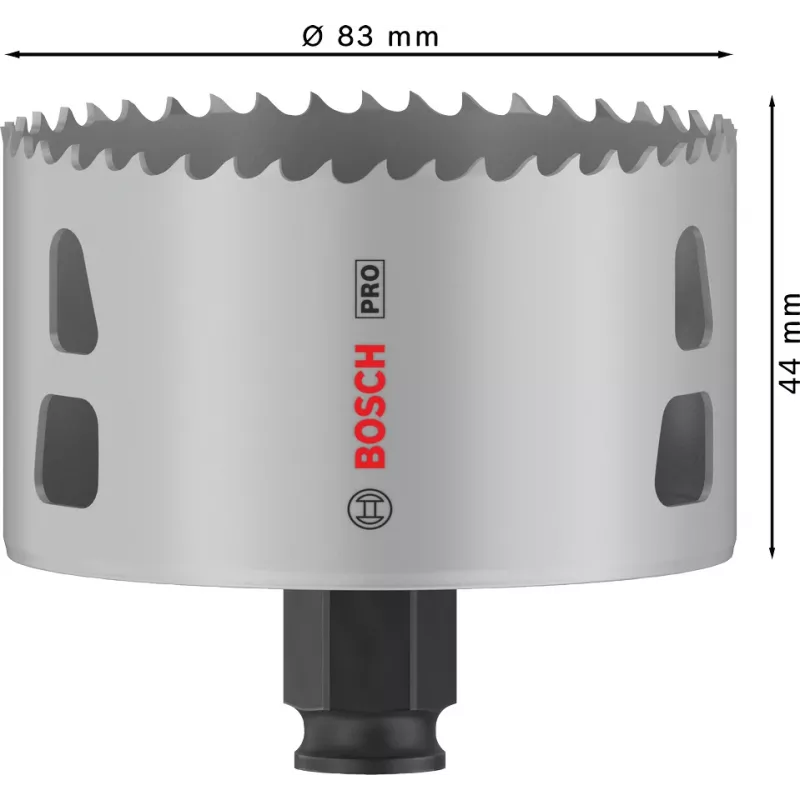 Lochsäge Bosch PRO Multi Material PC Plus 44/83 mm für Bohrmaschine