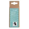 Radierer Sigel BA187 EVA Fleece Schwarz Rot 90x45x26mm