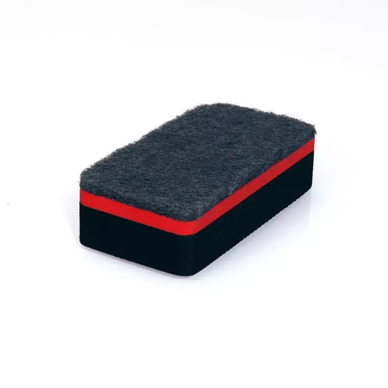 Radierer Sigel BA187 EVA Fleece Schwarz Rot 90x45x26mm