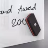 Radierer Sigel BA187 EVA Fleece Schwarz Rot 90x45x26mm