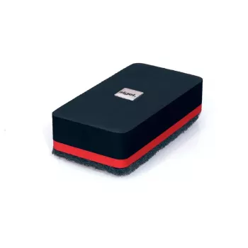 Radierer Sigel BA187 EVA Fleece Schwarz Rot 90x45x26mm